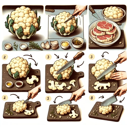 how to cut cauliflower steaks
