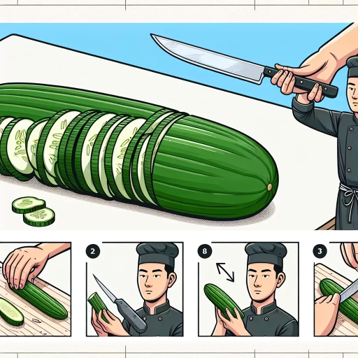 how to cut cucumber for sushi