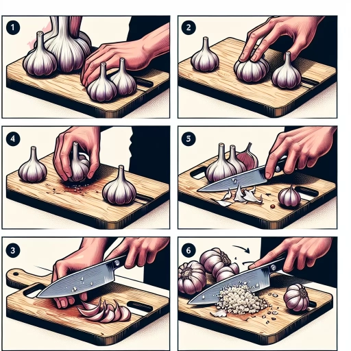 how to cut garlic