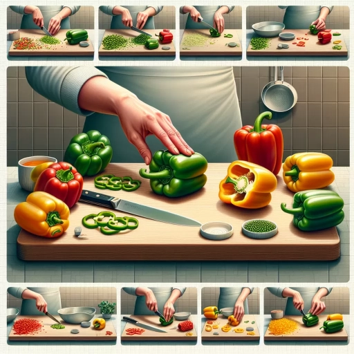 how to cut peppers