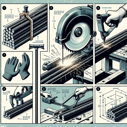 how to cut rebar