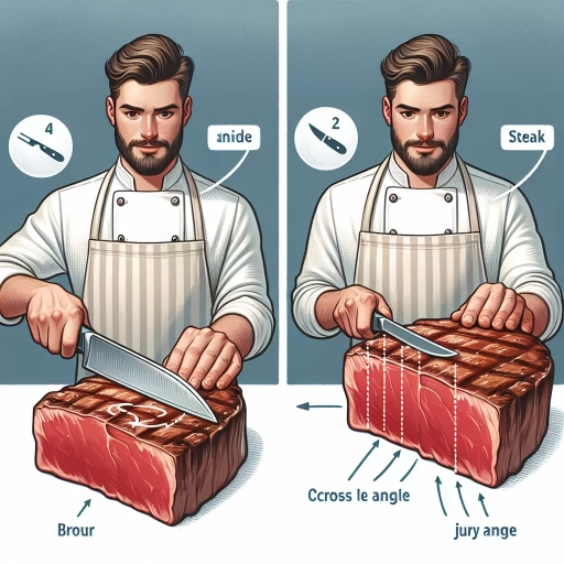 how to cut steak