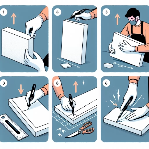 how to cut styrofoam