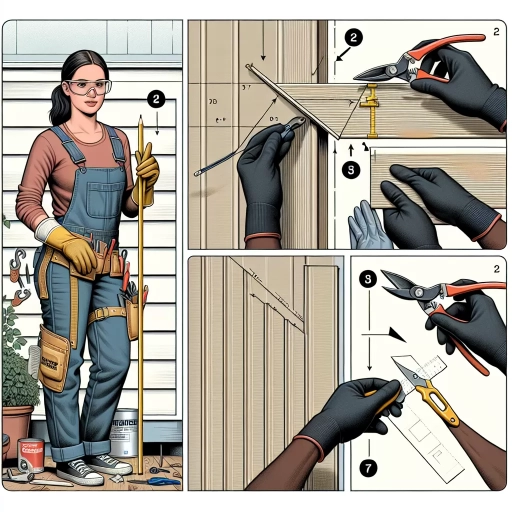 how to cut vinyl siding