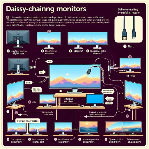 how to daisy chain monitors