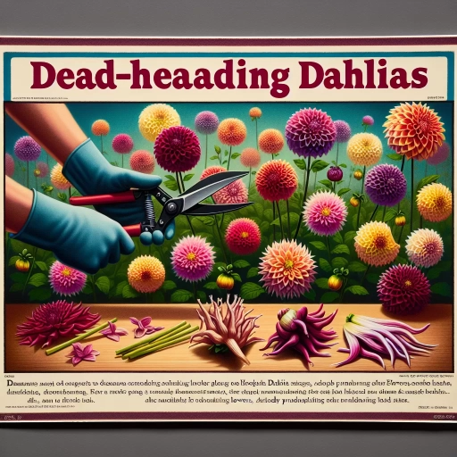 how to deadhead dahlias