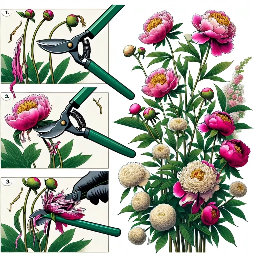 how to deadhead peonies