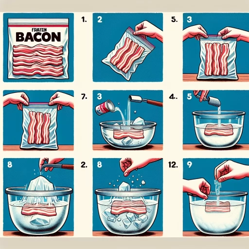 how to defrost bacon fast