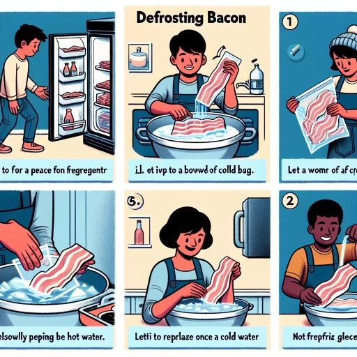 how to defrost bacon