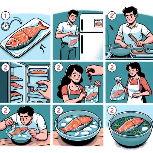 how to defrost salmon