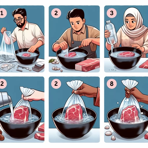 how to defrost steak