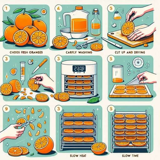how to dehydrate orange slices