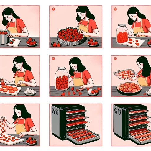 how to dehydrate strawberries