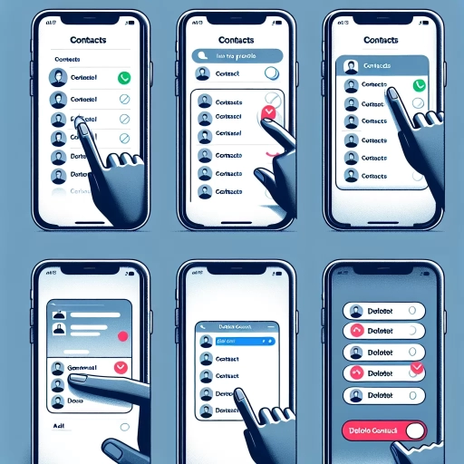 how to delete a contact on iphone