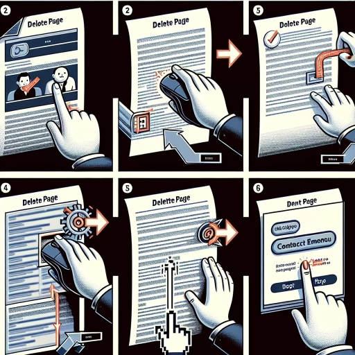 how to delete a page in docs