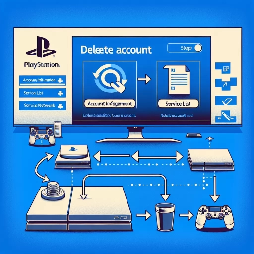 how to delete a playstation account