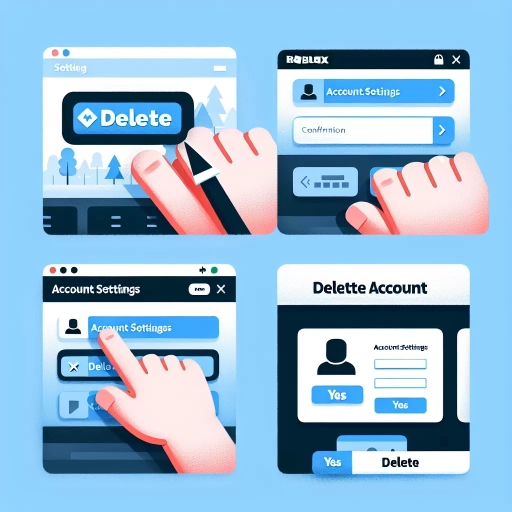 how to delete a roblox account