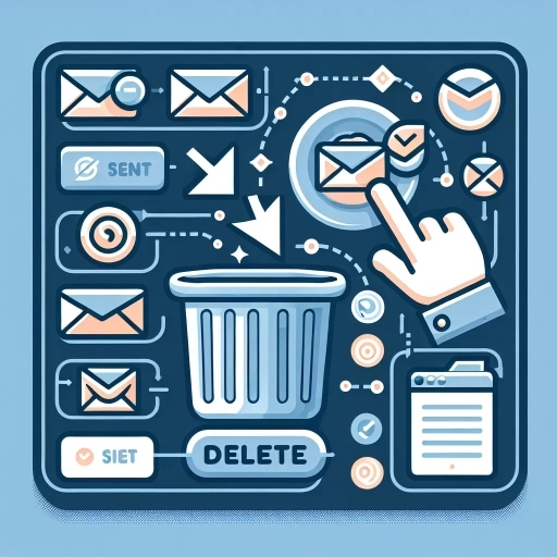how to delete a sent email in outlook