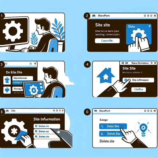 how to delete a sharepoint site