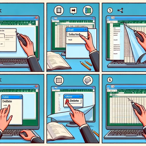 how to delete a sheet in excel