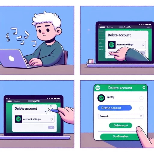 how to delete a spotify account