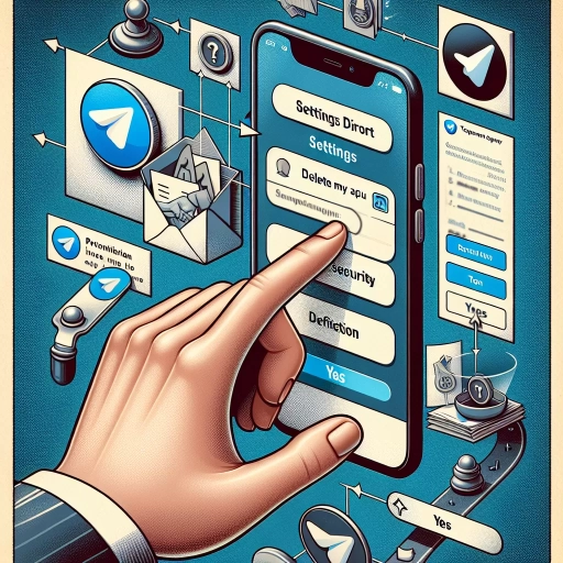 how to delete a telegram account