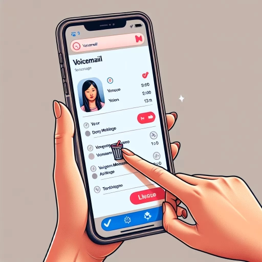 how to delete a voicemail