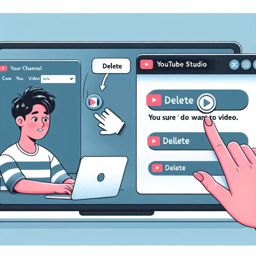 how to delete a youtube video