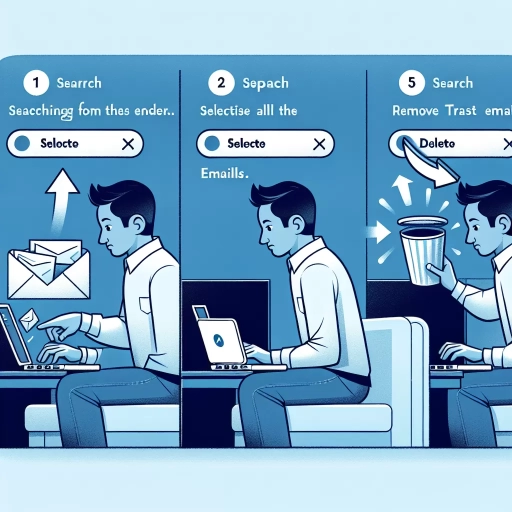 how to delete all emails from one sender