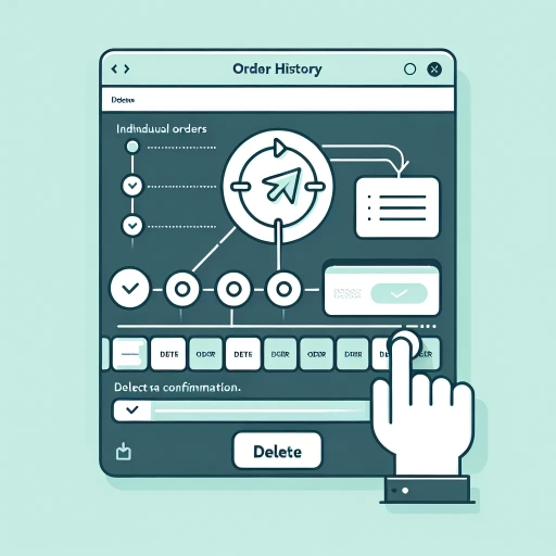 how to delete amazon order history