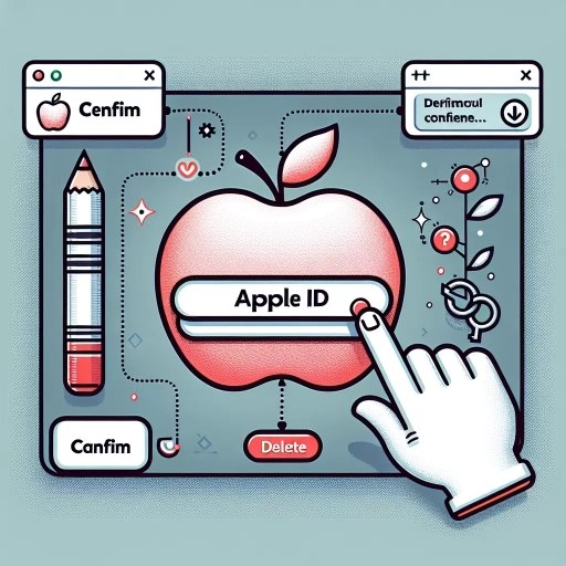 how to delete an apple id