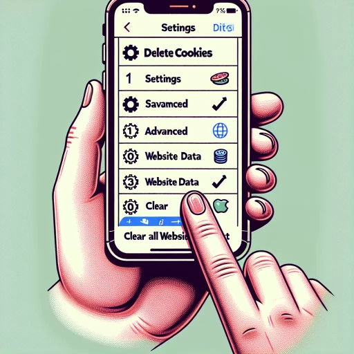 how to delete cookies on iphone