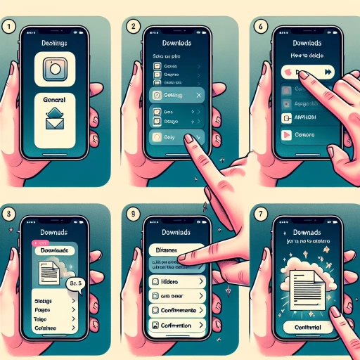 how to delete downloads on iphone