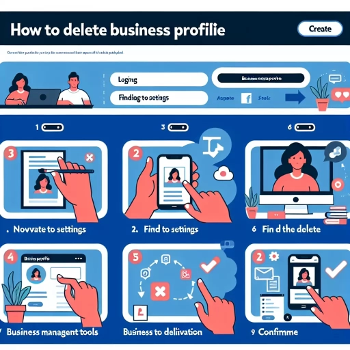 how to delete facebook business account
