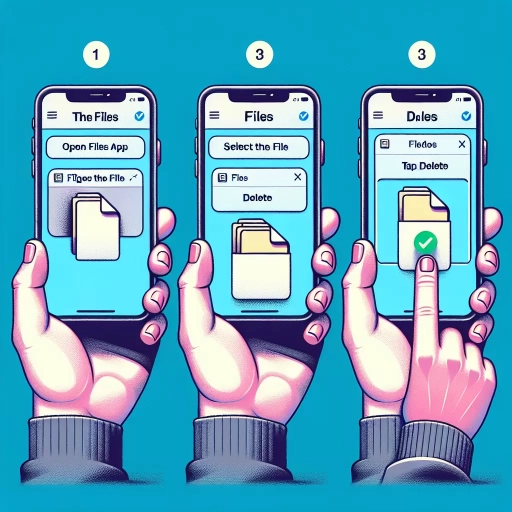 how to delete files on iphone