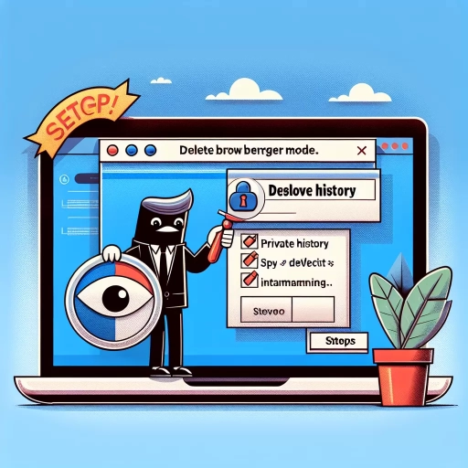 how to delete incognito history