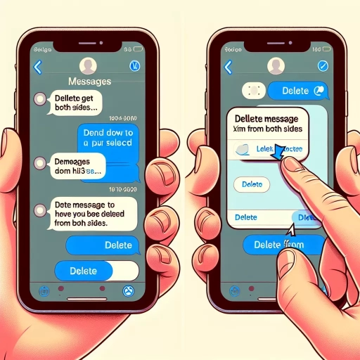 how to delete messages on iphone from both sides