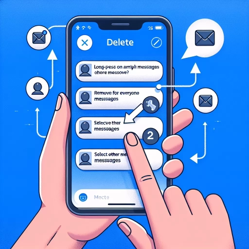 how to delete multiple messages on messenger