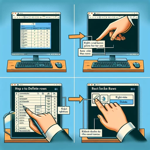 how to delete rows in excel