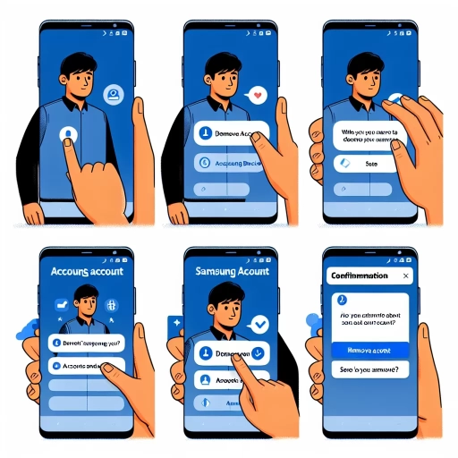 how to delete samsung account