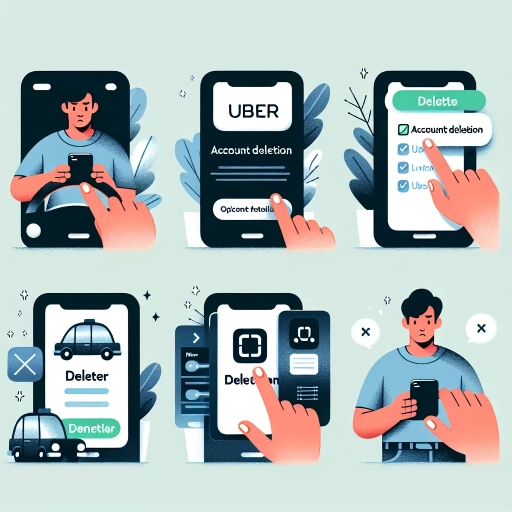 how to delete uber driver account