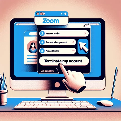 how to delete zoom account