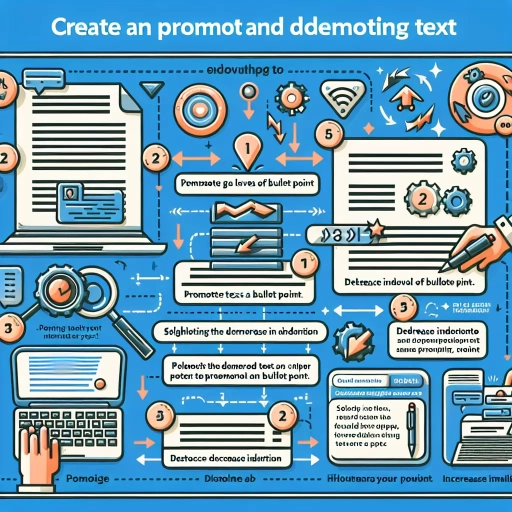 how to demote and promote in word