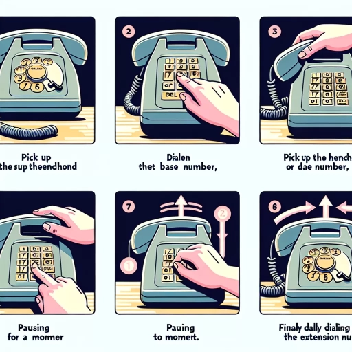 how to dial extension