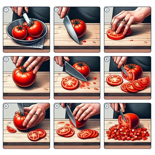how to dice tomatoes