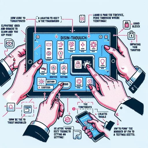 how to disable touch screen