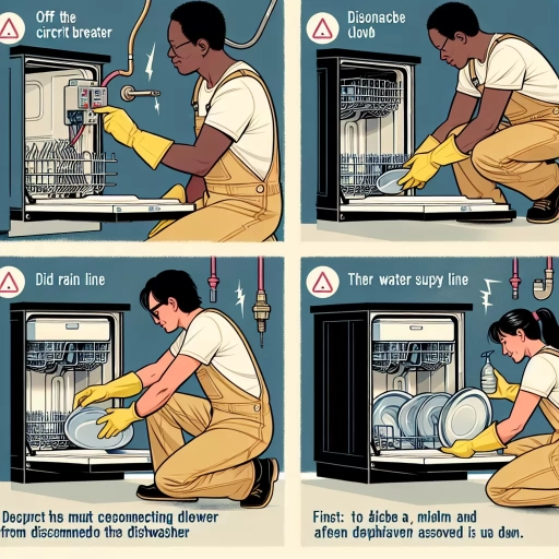 how to disconnect a dishwasher