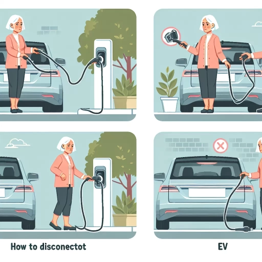 how to disconnect from ev charging stayion