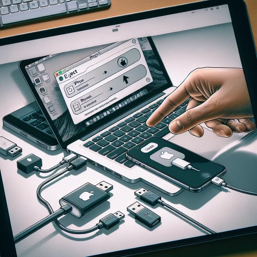 how to disconnect iphone from macbook