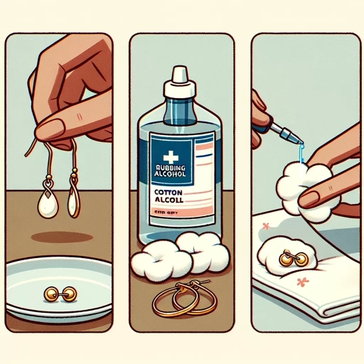 how to disinfect earrings